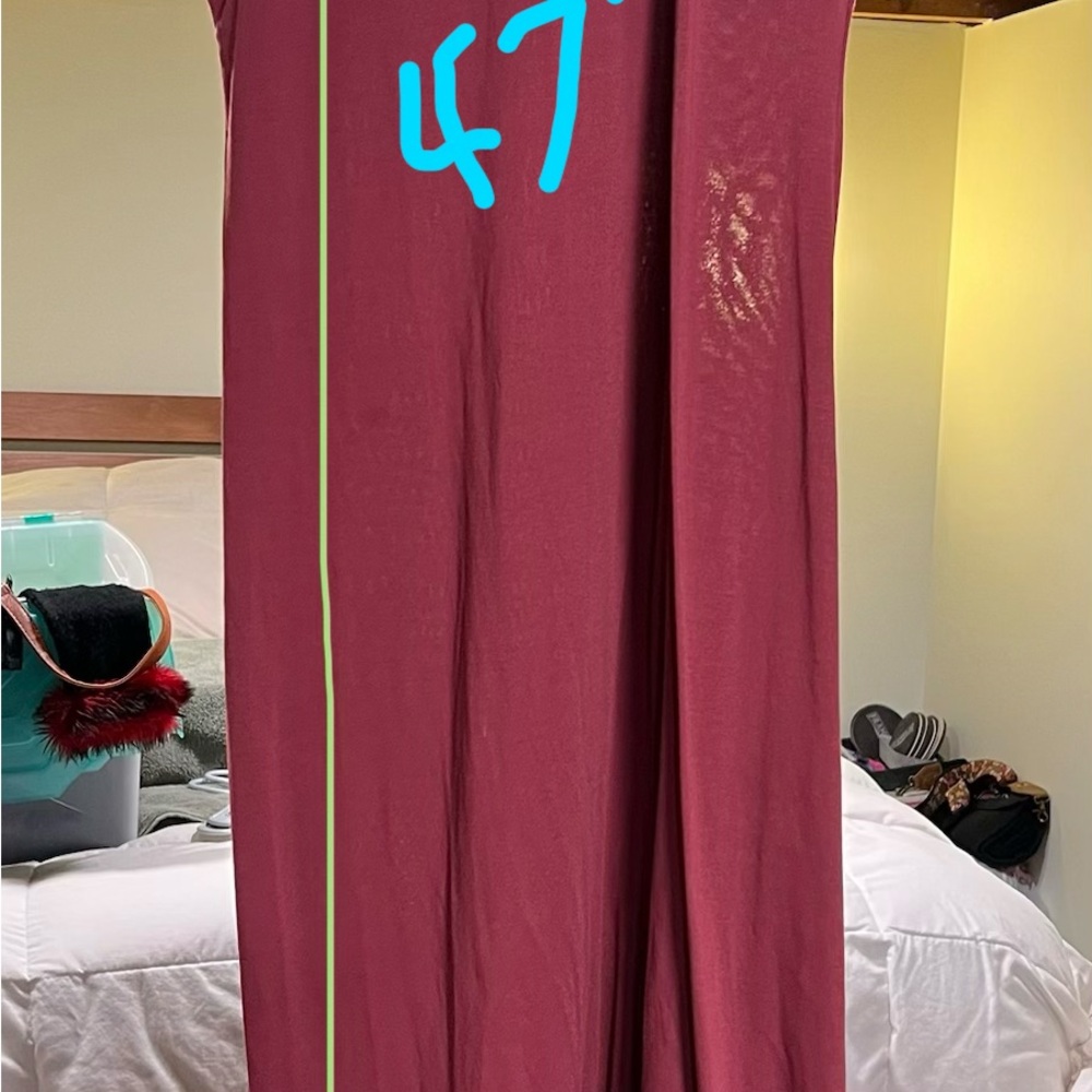 LuLaRoe Dusty Rose Scoop Neck Maxi Dress